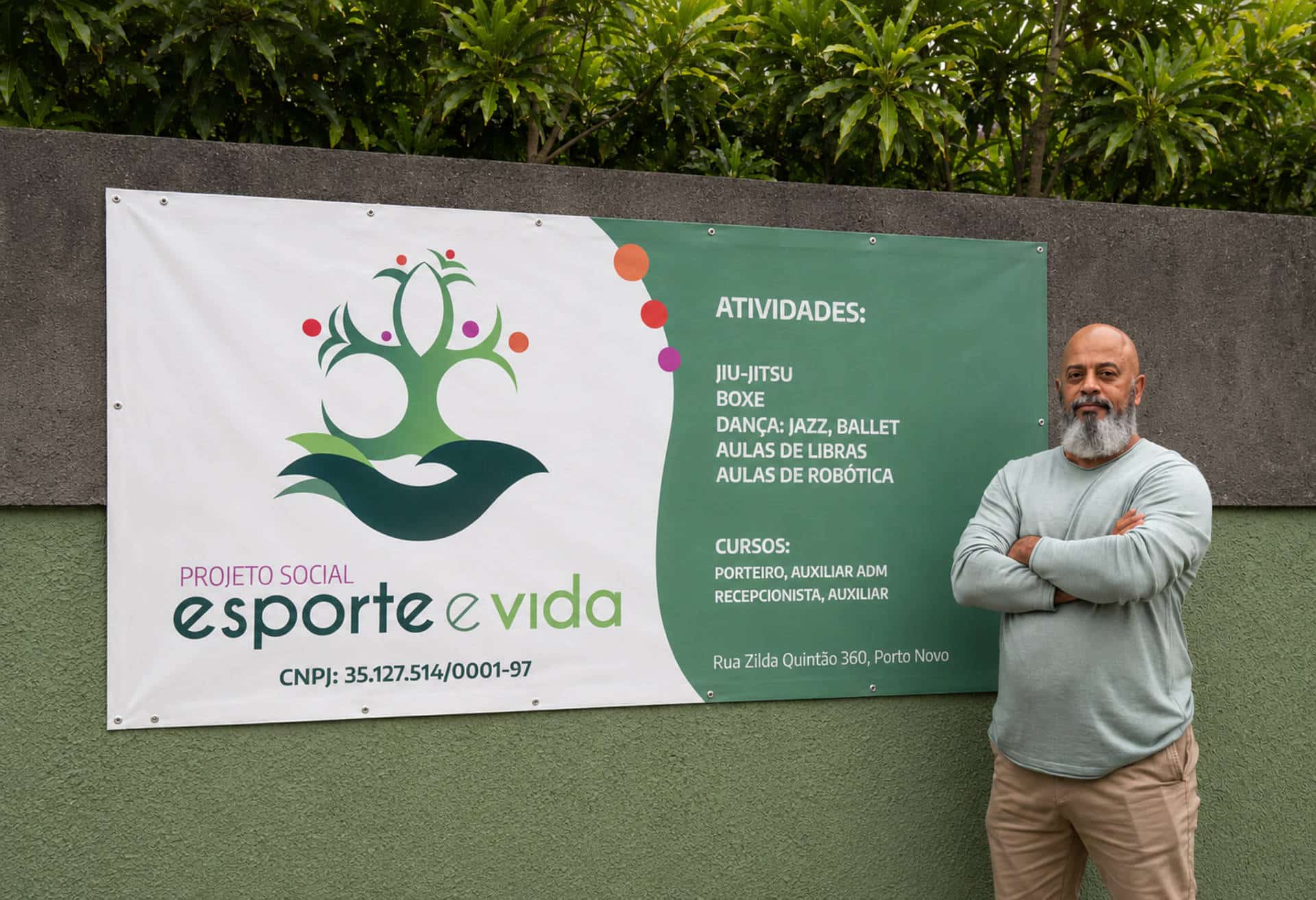 Idealizador do projeto - Roberto Gomes